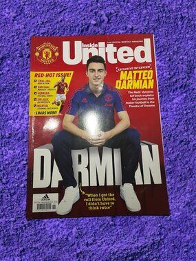 Inside United Magazine November 2015 Matteo Darmian  Manchester Futbol UK Import
